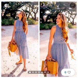 Gal Meets Glam Ardith Gingham Dress